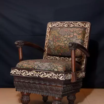 Chair With Ivory Inlay
